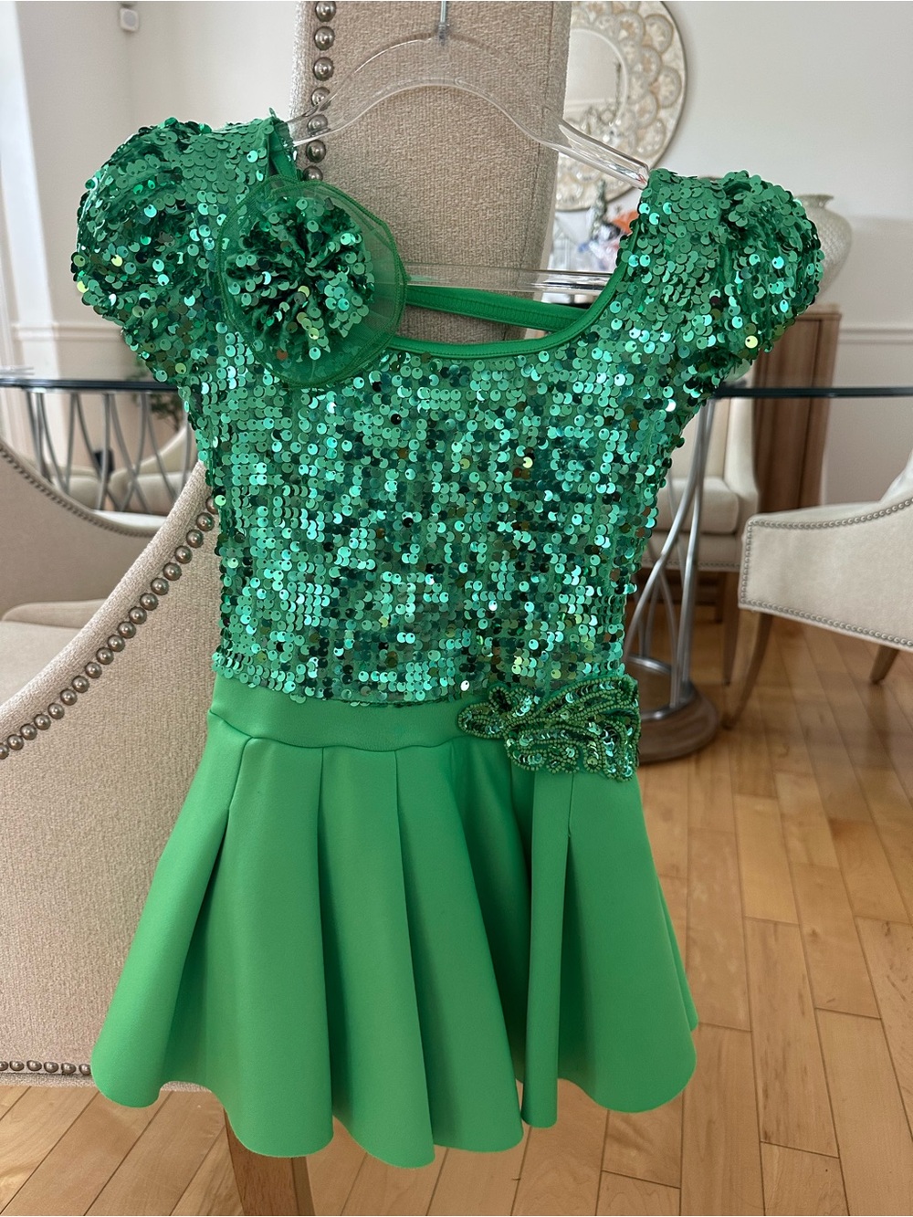 Girls Green Sequin - Wicked size 1C